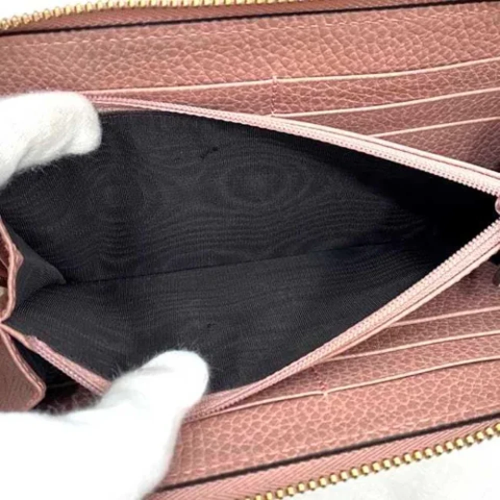 Gucci Vintage Pre-owned Leather wallets Pink Dames