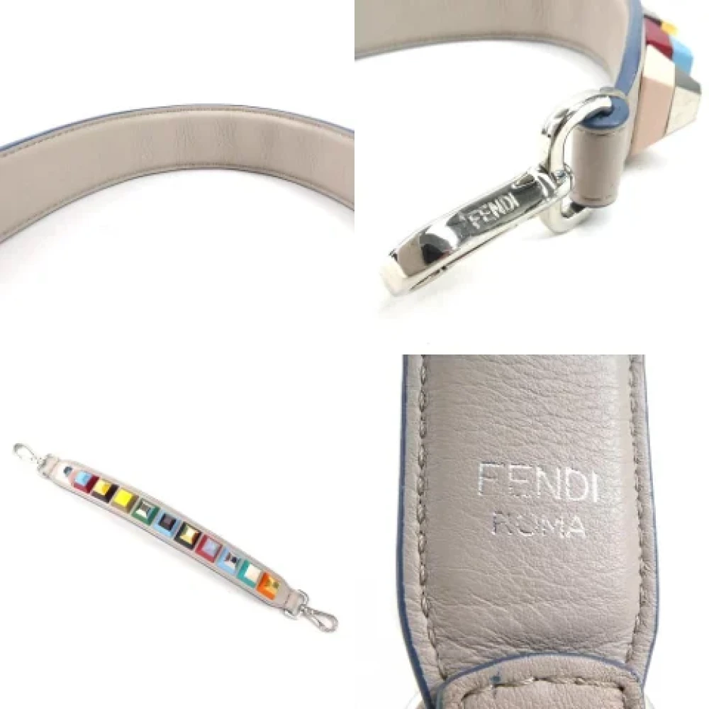 Fendi Vintage Pre-owned Leather fendi-bags Multicolor Dames