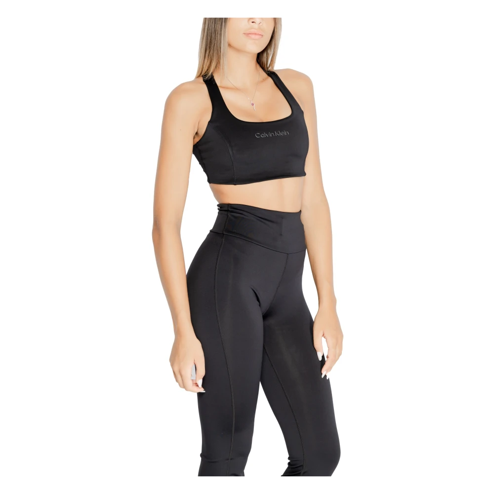 Calvin Klein Zwarte Slip On Ondergoed met Bandjes Black Dames