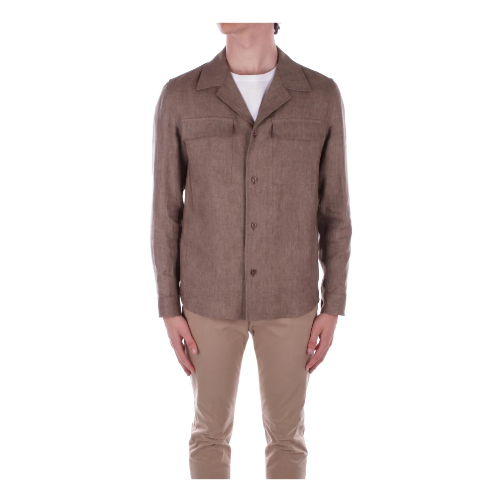 Briglia Knoopsluiting Jas Brown Heren