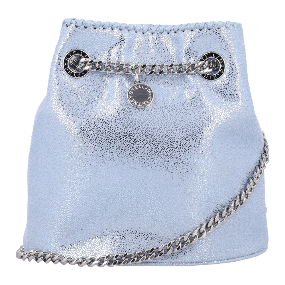 Stella Mccartney Mini Bucket Tas met Falabella Stijl Blue Dames