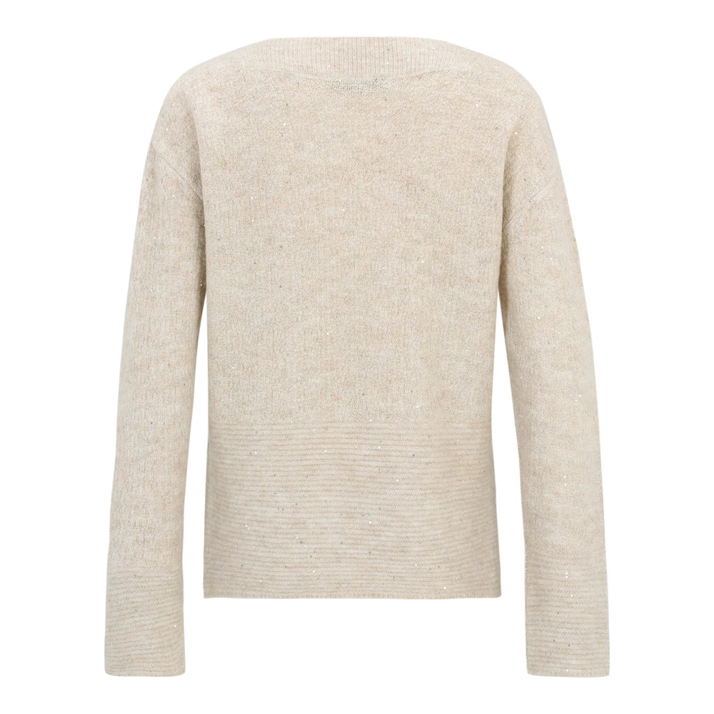 Betty Barclay Gebreide trui met Effectgaren Beige Dames