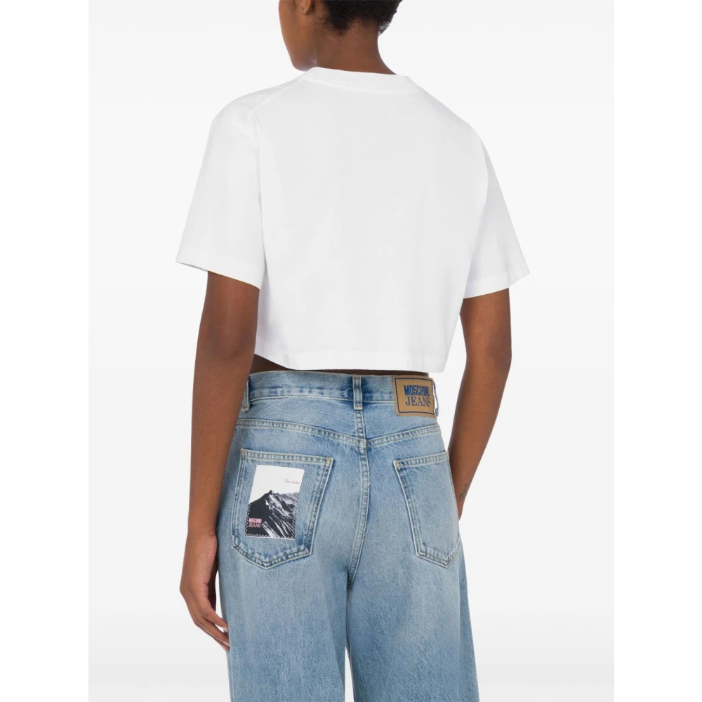 Moschino Witte T-shirts en Polos White Dames