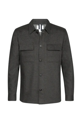 Stickad Brun Overshirt