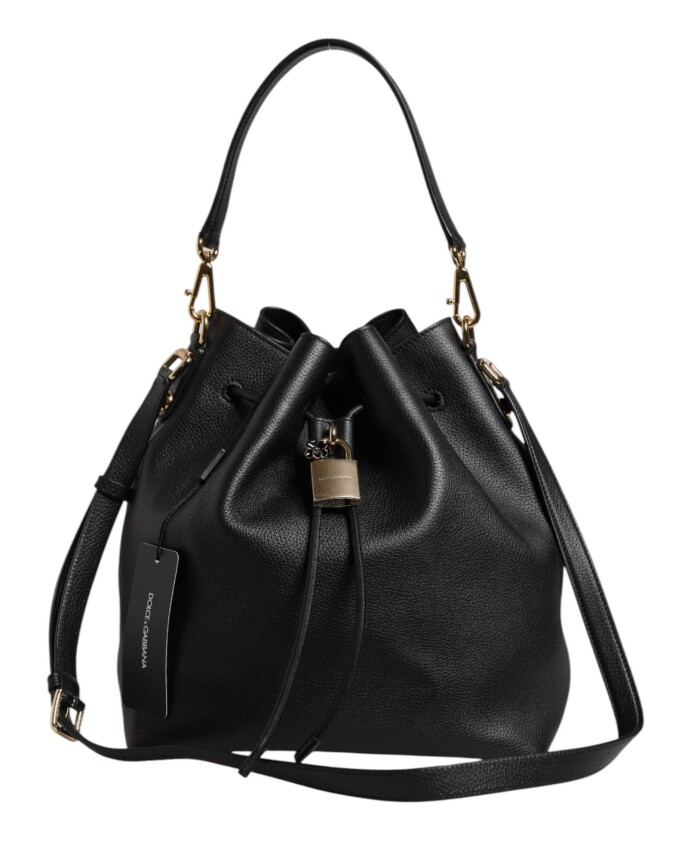 sac-seau-d-epaule-en-cuir-de-veau-noir-pre-owned