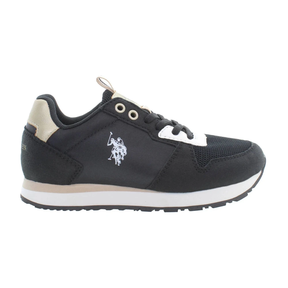 U.s. Polo Assn. Unisex Kids Black Kids Sneakers, 28 Eu, Best Price Sports Footwear