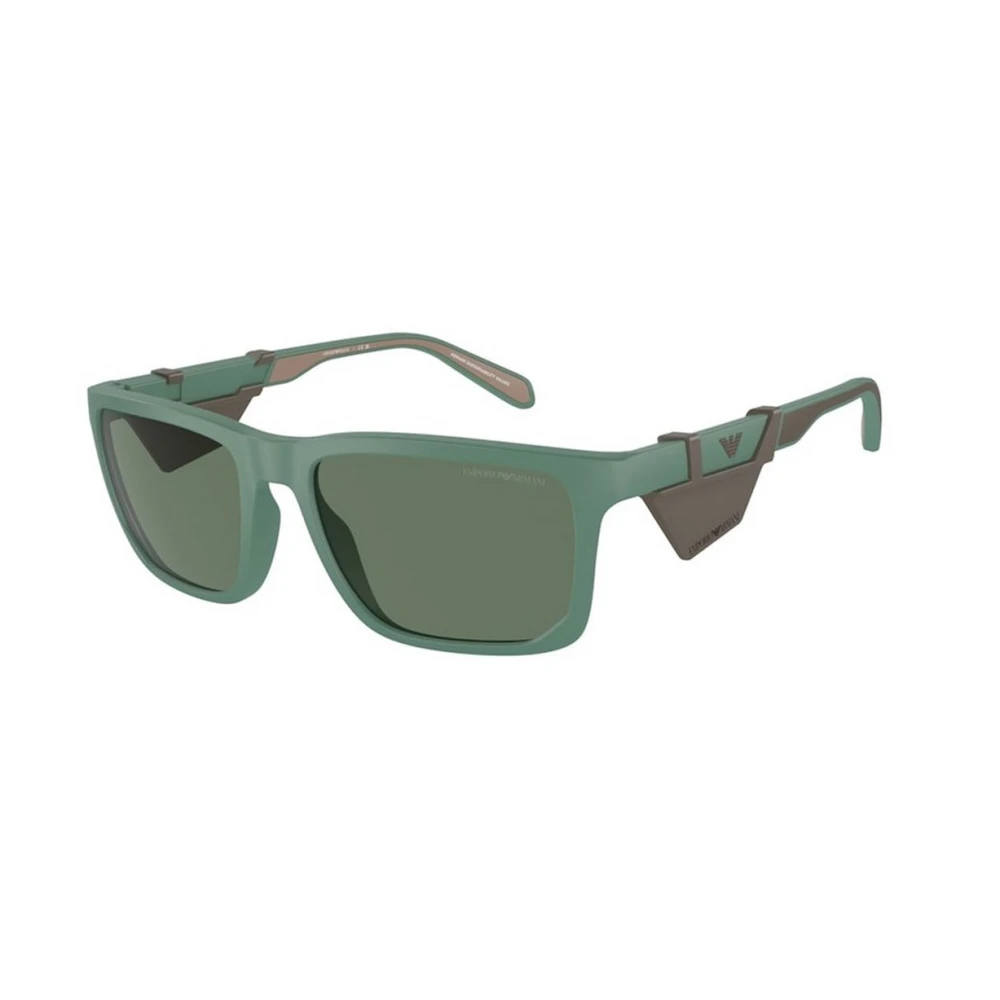 Emporio Armani Unisex Green/Dark Frame Lenses Sunglasses