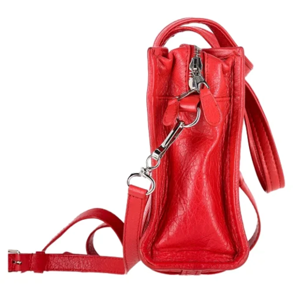 Balenciaga Vintage Pre-owned Leather balenciaga-bags Red Dames