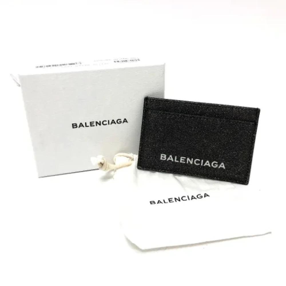 Balenciaga Vintage Pre-owned Leather wallets Gray Dames
