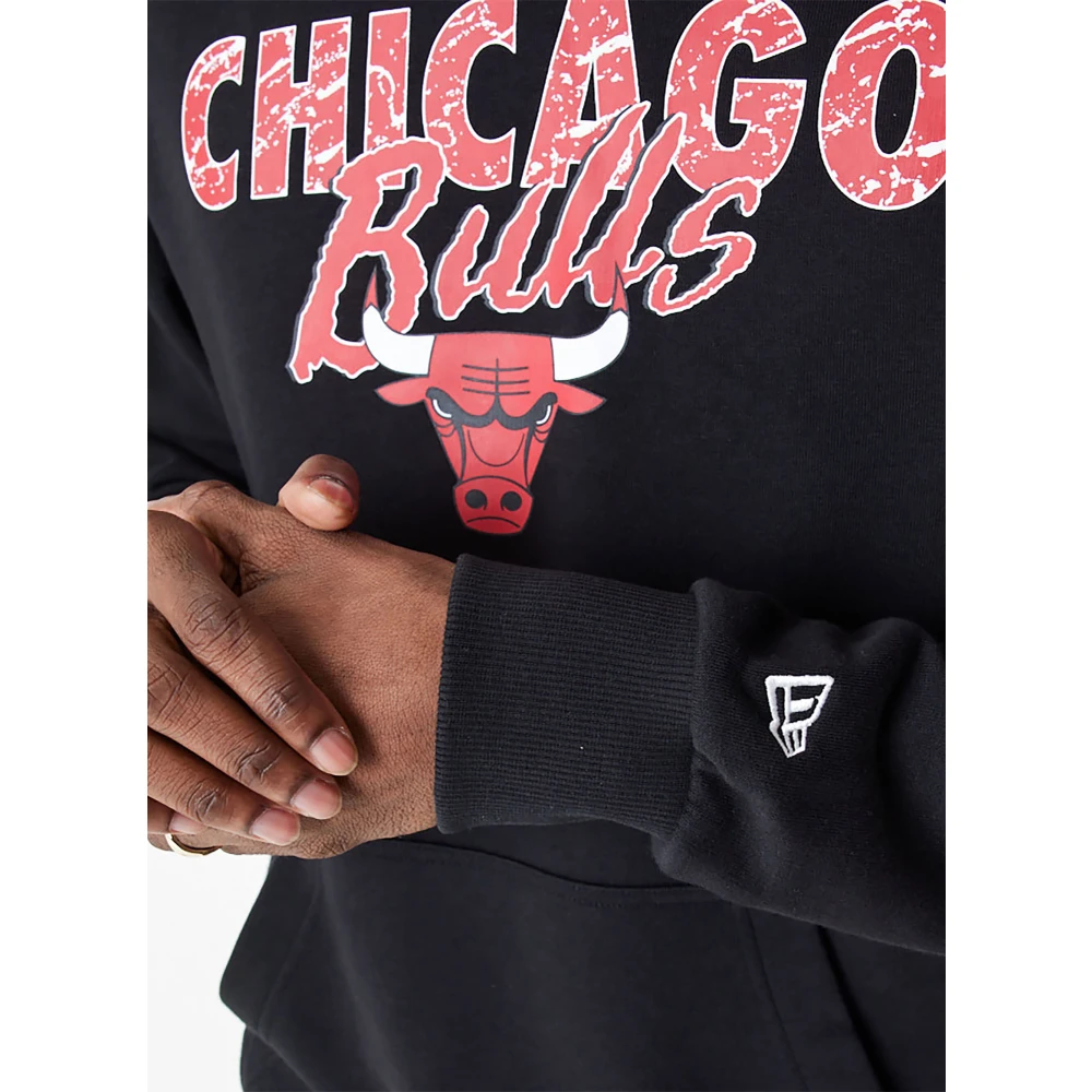 new era Chicago Bulls Hoodie Black Heren