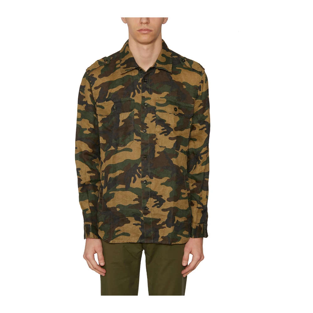 Daniele Alessandrini Stijlvolle Casual Overhemdencollectie Green Heren