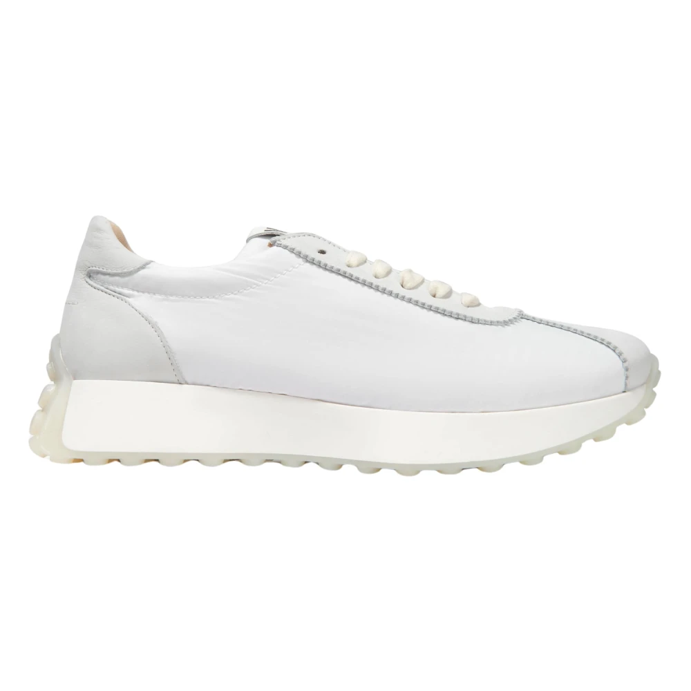Mm6 Maison Margiela Women's White Leather Lace Up Trainers