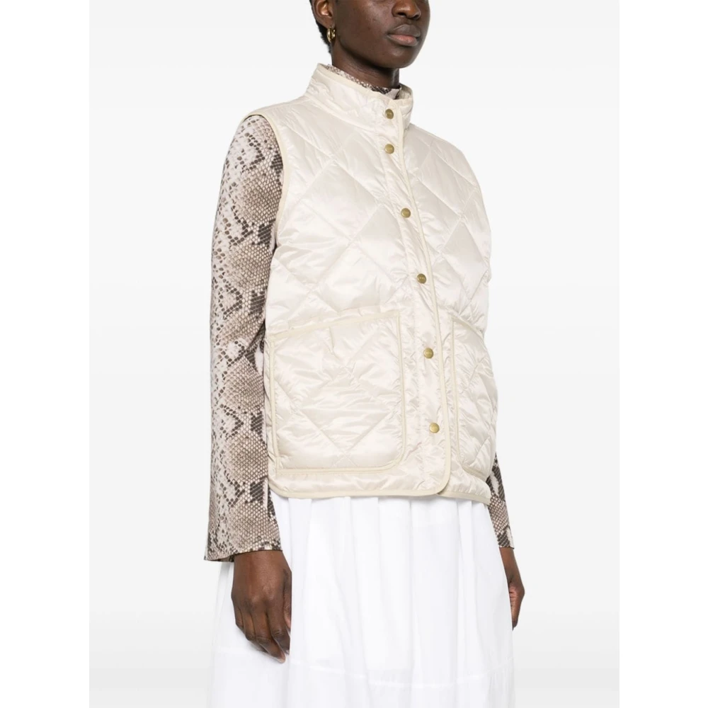 Fay Gewatteerd Mouwloos Jack Beige Dames