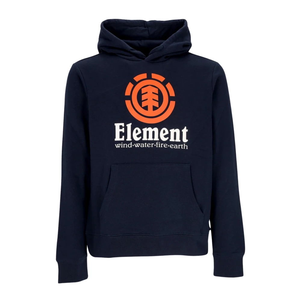 Element Blue Hoodies, Male, S, Vertical Hoodie Eclipse Navy