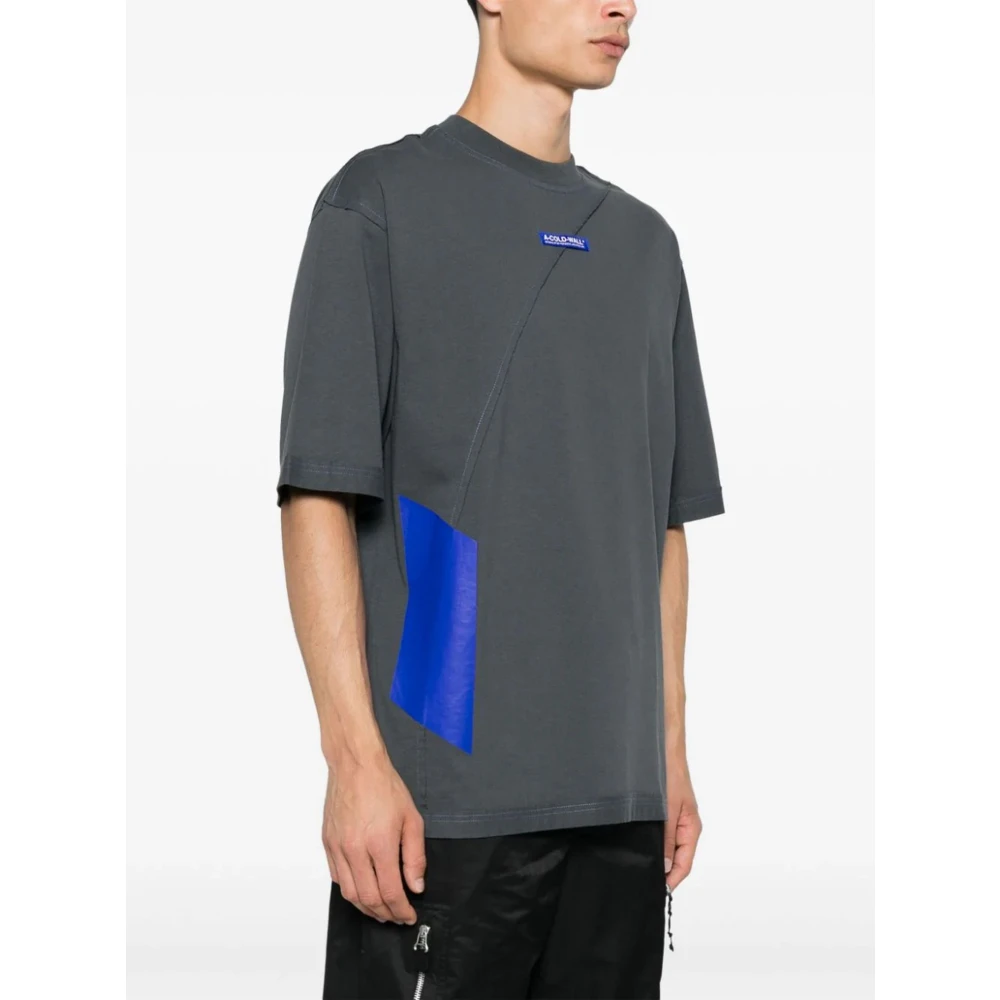 A-Cold-Wall Leigrijs Katoenen T-shirt met Logoprint Gray Heren