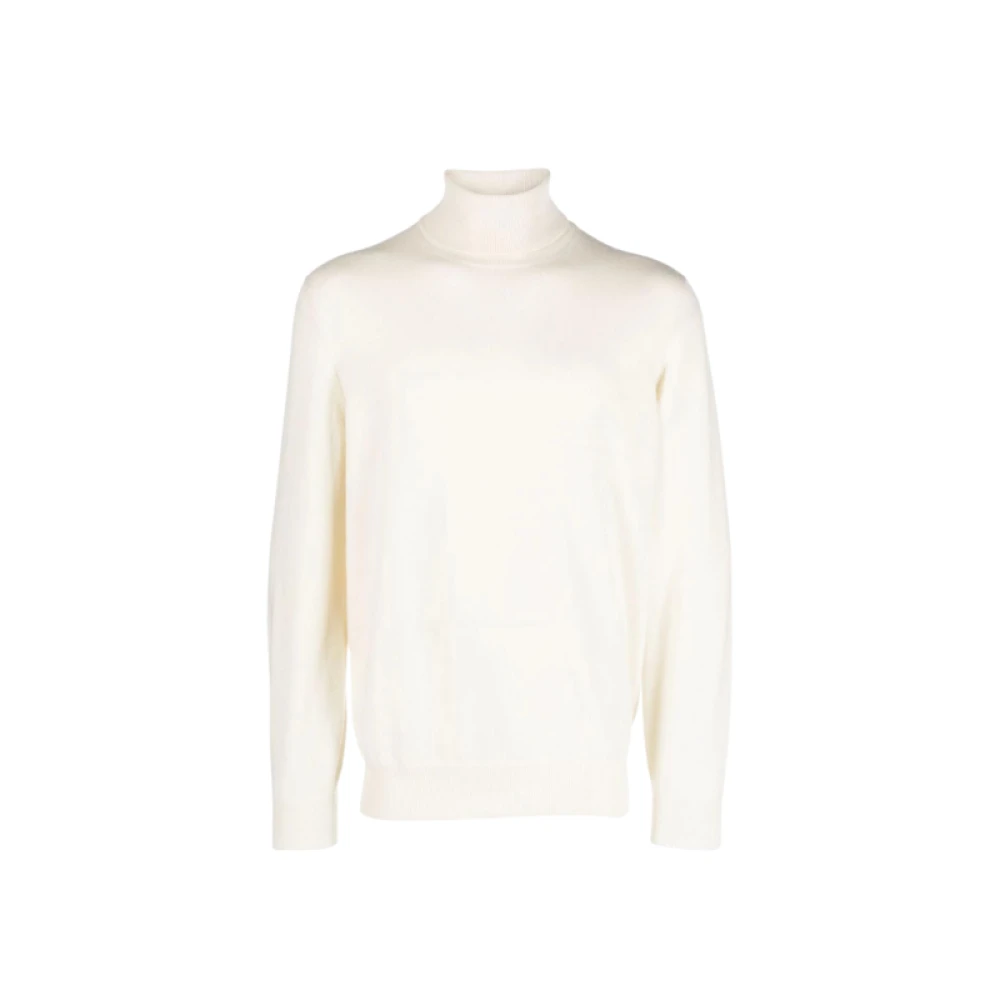 BRUNELLO CUCINELLI Fijngebreide Cashmere Coltrui Beige Heren
