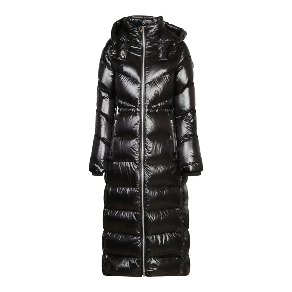 Moose Knuckles Zwarte jas voor vrouwen Aw24 Black Dames