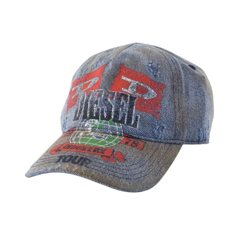 Diesel C-Rock Cap - Male - Hats & Caps - Blue - One Size - Accessories