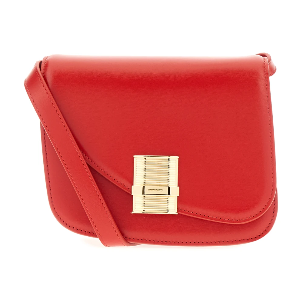 Ferragamo Women's Red Small Fiamma Crossbody Bag - Cross Body Bags - One Size - Bags