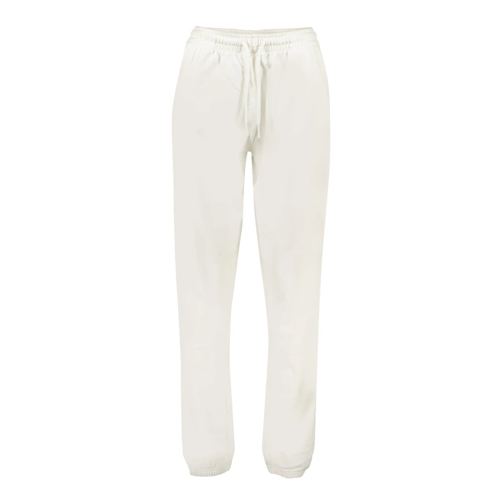 North Sails Women's White Sweatpants, L, Sporty Trousers With Elastic Waist