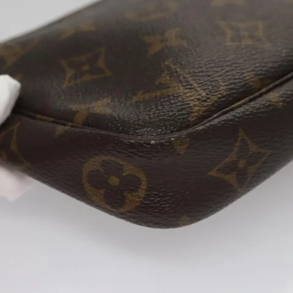 Louis Vuitton Vintage Pre-owned Canvas clutches Brown Dames
