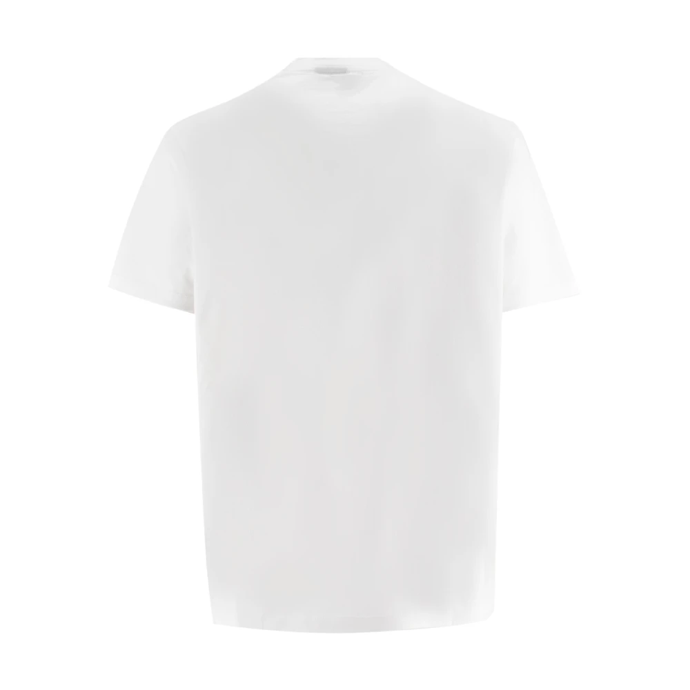 PAUL & SHARK Katoenen Crewneck T-shirt met Print White Heren
