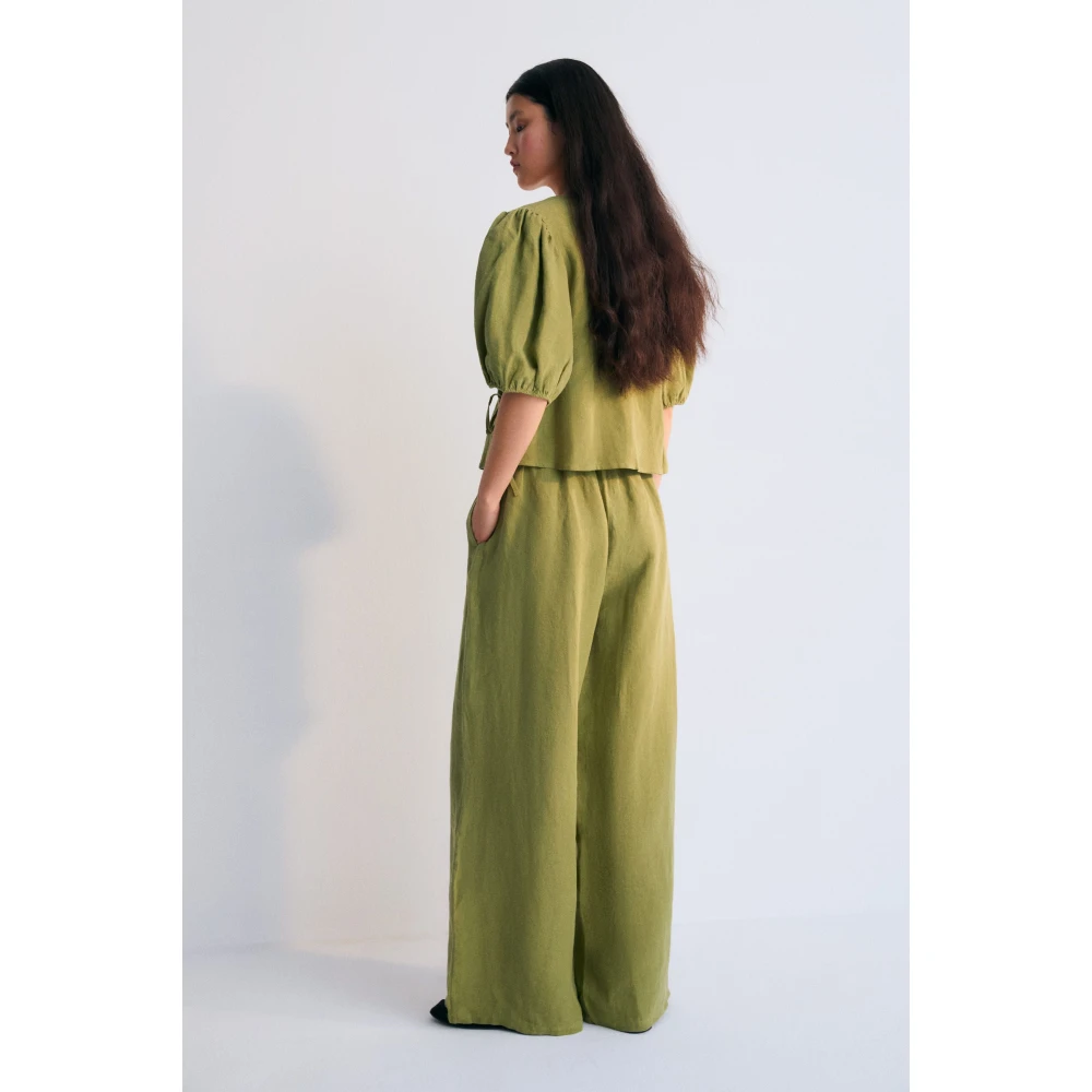 The New Society Hera Woman Pant Olive Green Dames