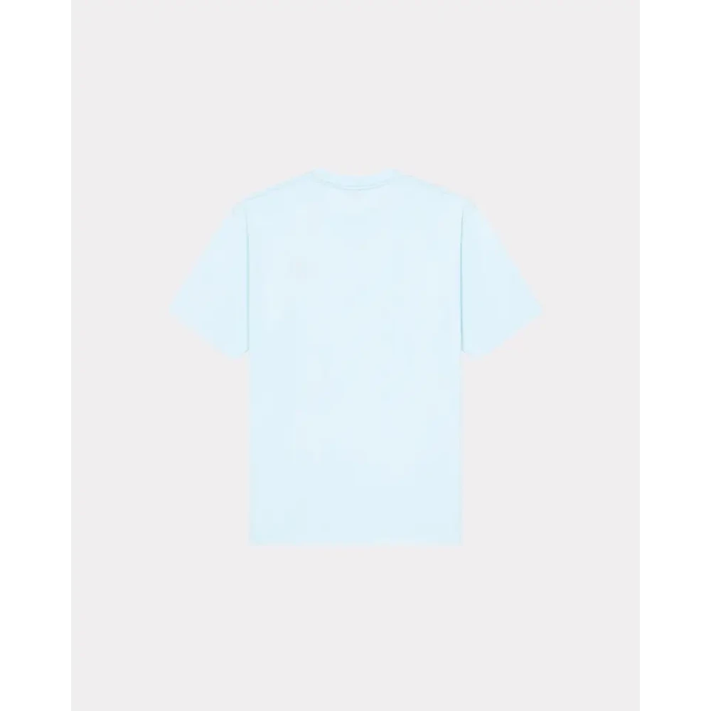 Kenzo Blauwe Bloem Crest T-shirt Blue Heren