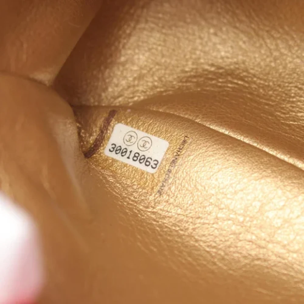 Chanel Vintage Pre-owned Leather shoulder-bags Red Dames