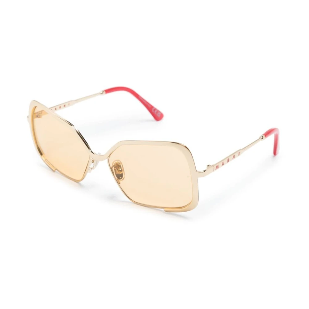 Marni Women's Yellow Sunglasses, 58 Mm, Unila Valley Gold Mustard Sunglasses