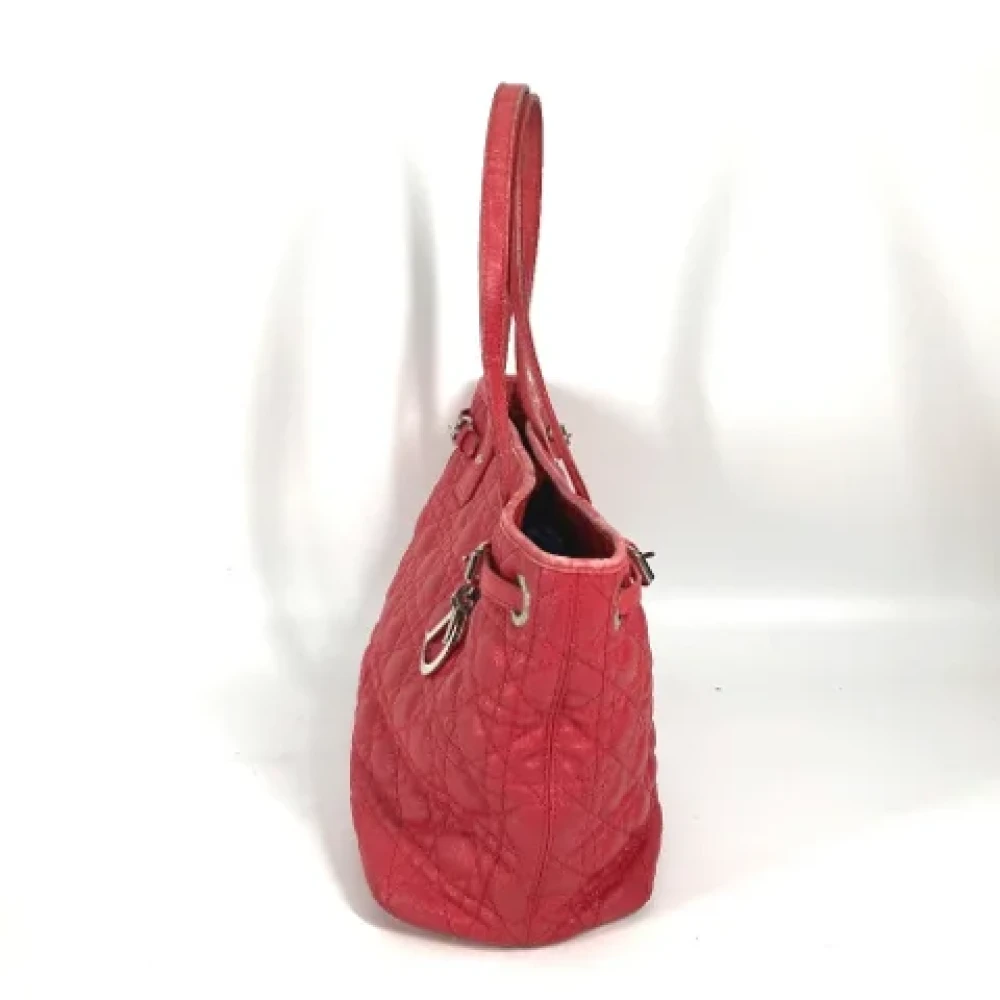 Dior Vintage Pre-owned Fabric dior-bags Red Dames