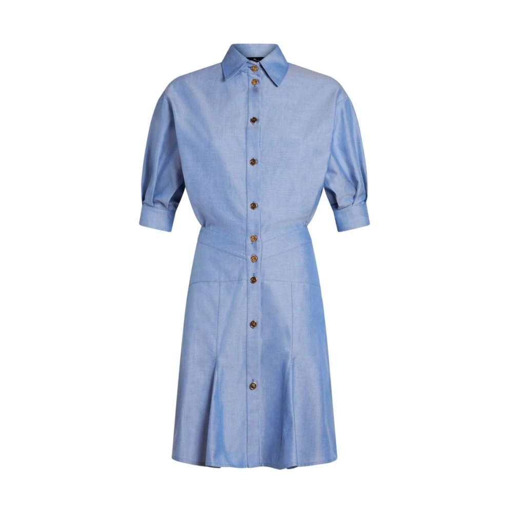 ETRO Shirt Dresses Blue Dames