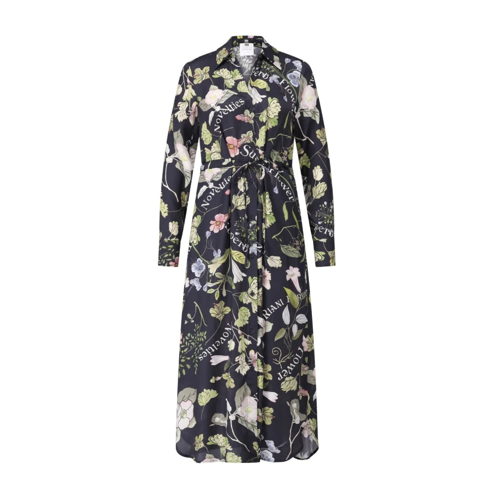 RIANI Bloemen Satijnen Jurk Multicolor Dames