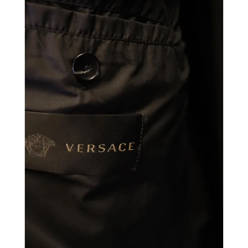 Versace Pre-owned Nylon outerwear Red Heren