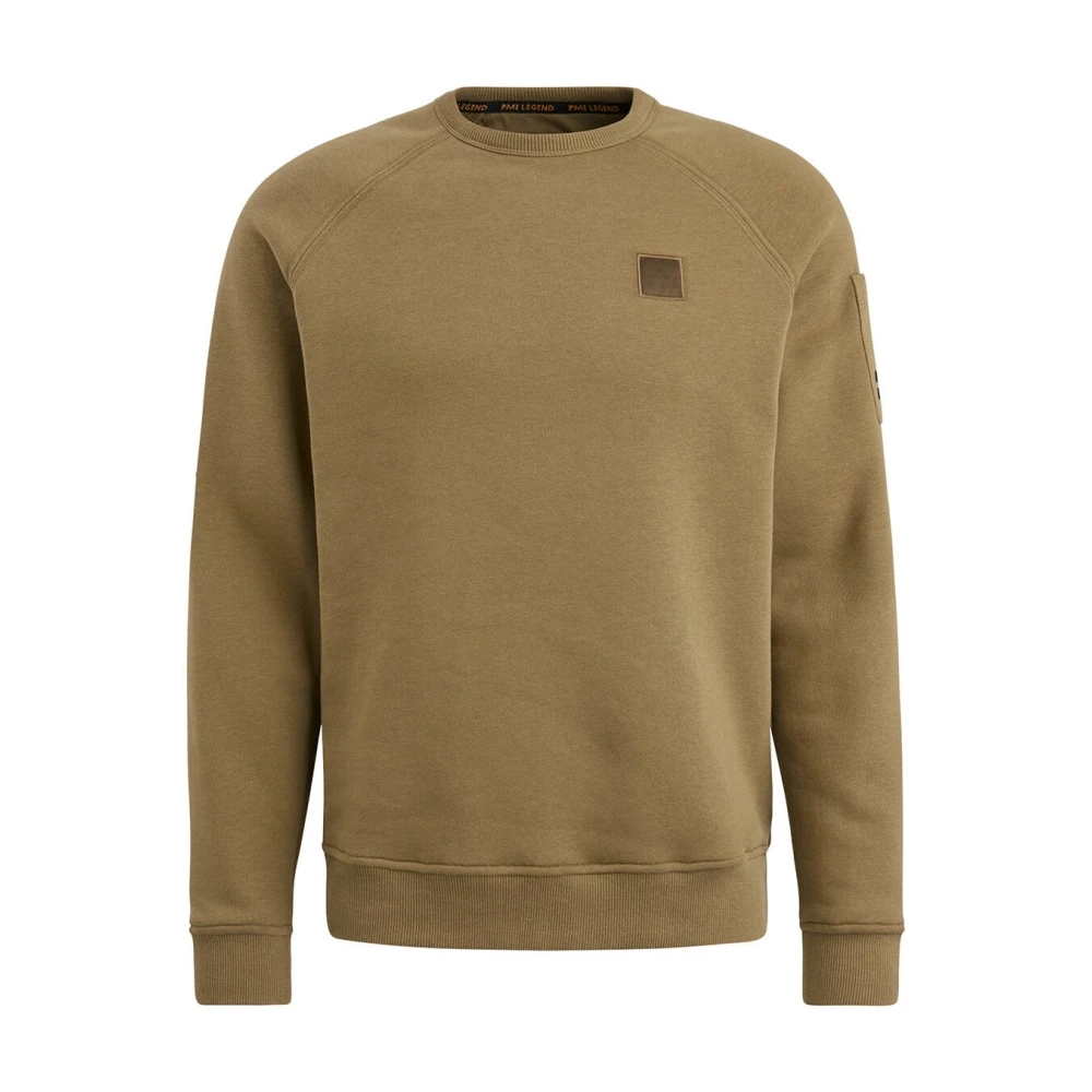 PME Legend Zachte Fleece Crewneck Sweater voor Heren Brown Heren