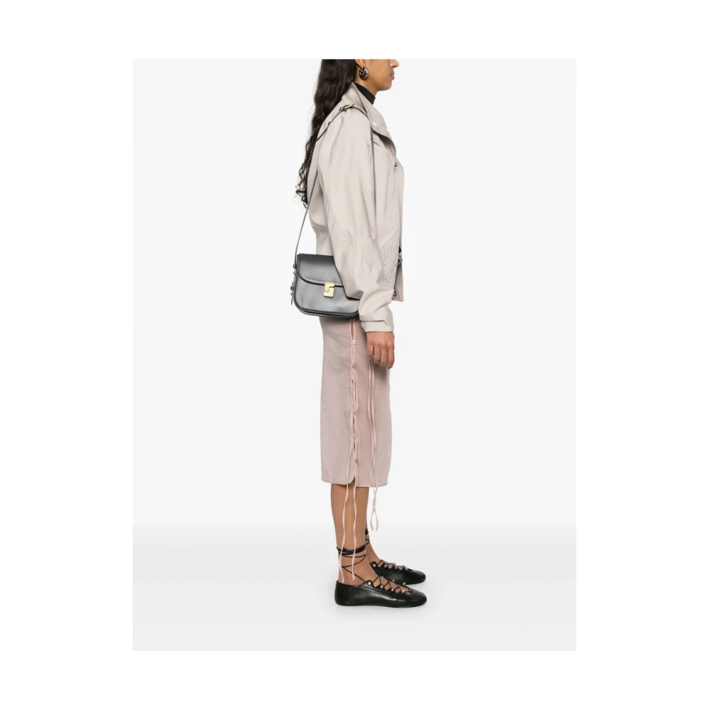 Soeur Zwarte Schoudertas met Verdeeld Compartiment Black Dames