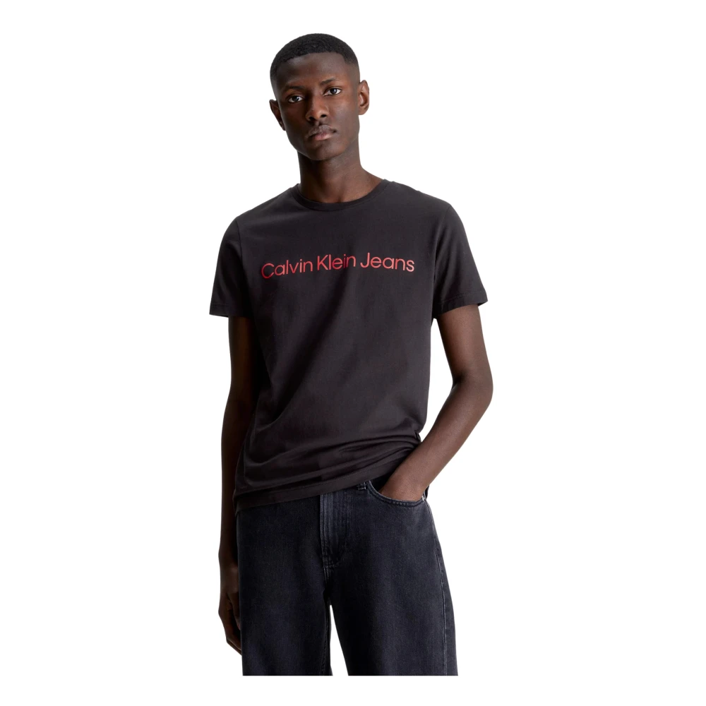 Calvin Klein T-Shirts Black Heren