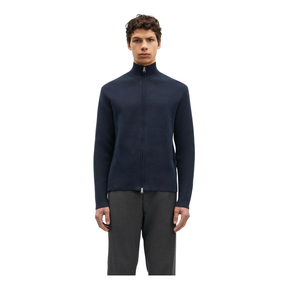 Samsøe Volledige rits jas Blue Heren