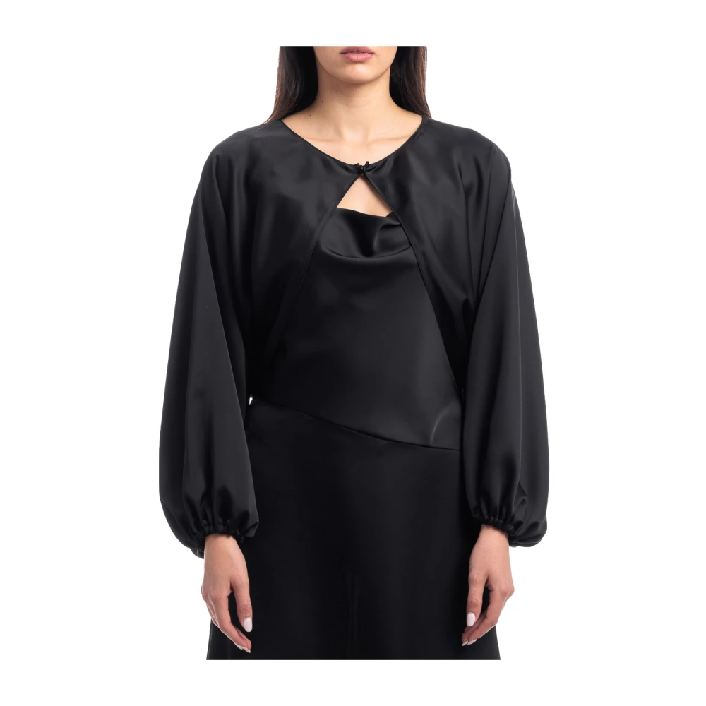 Simona Corsellini Polyester Jassen en Blazers Black Dames