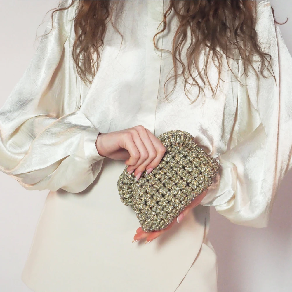 Hibourama Clutch Mini Yellow Dames
