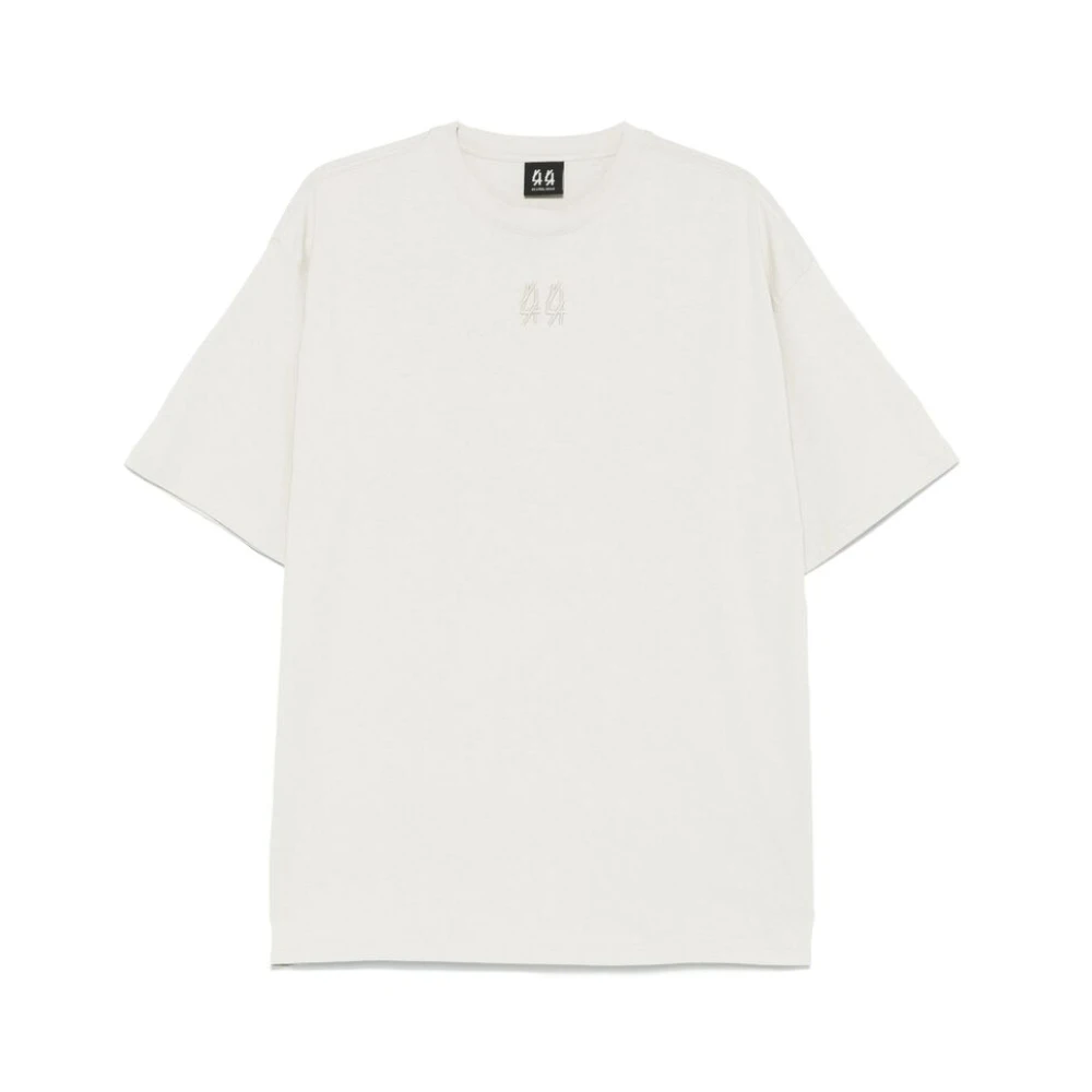 44 Label Group T-shirt met ronde hals Beige Heren