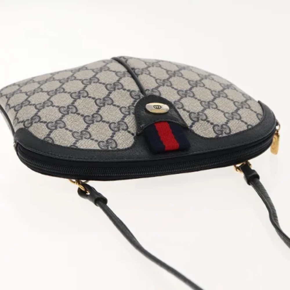 Gucci Vintage Pre-owned Leather gucci-bags Blue Dames