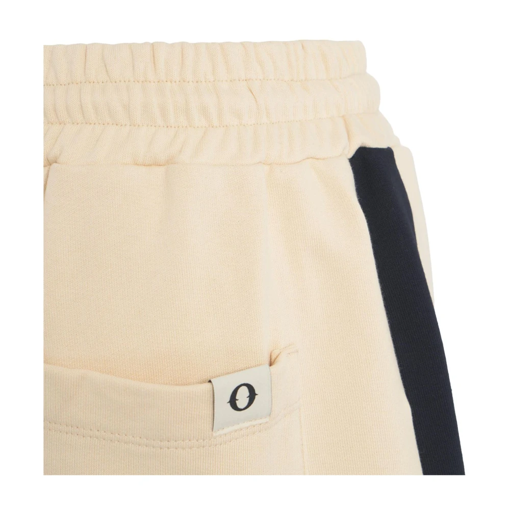 Ottod'Ame Beige Korte Sweatpants met Trekkoord Tailleband Beige Dames