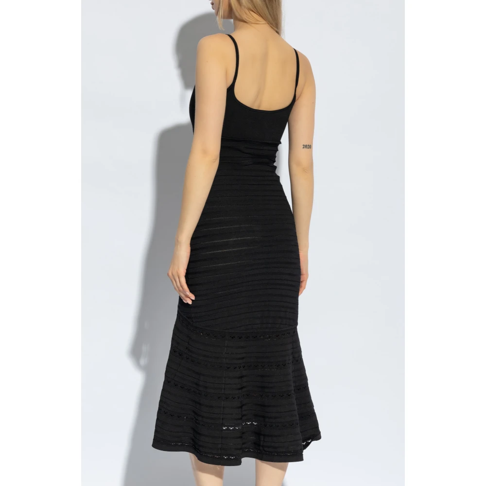 Victoria Beckham Jurk met bandjes Black Dames
