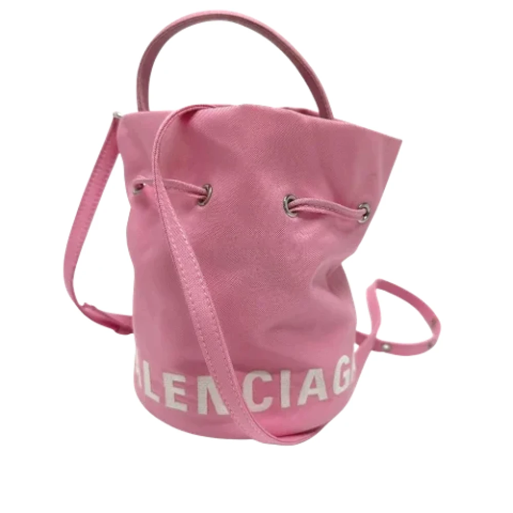 Balenciaga Vintage Pre-owned Fabric balenciaga-bags Pink Dames