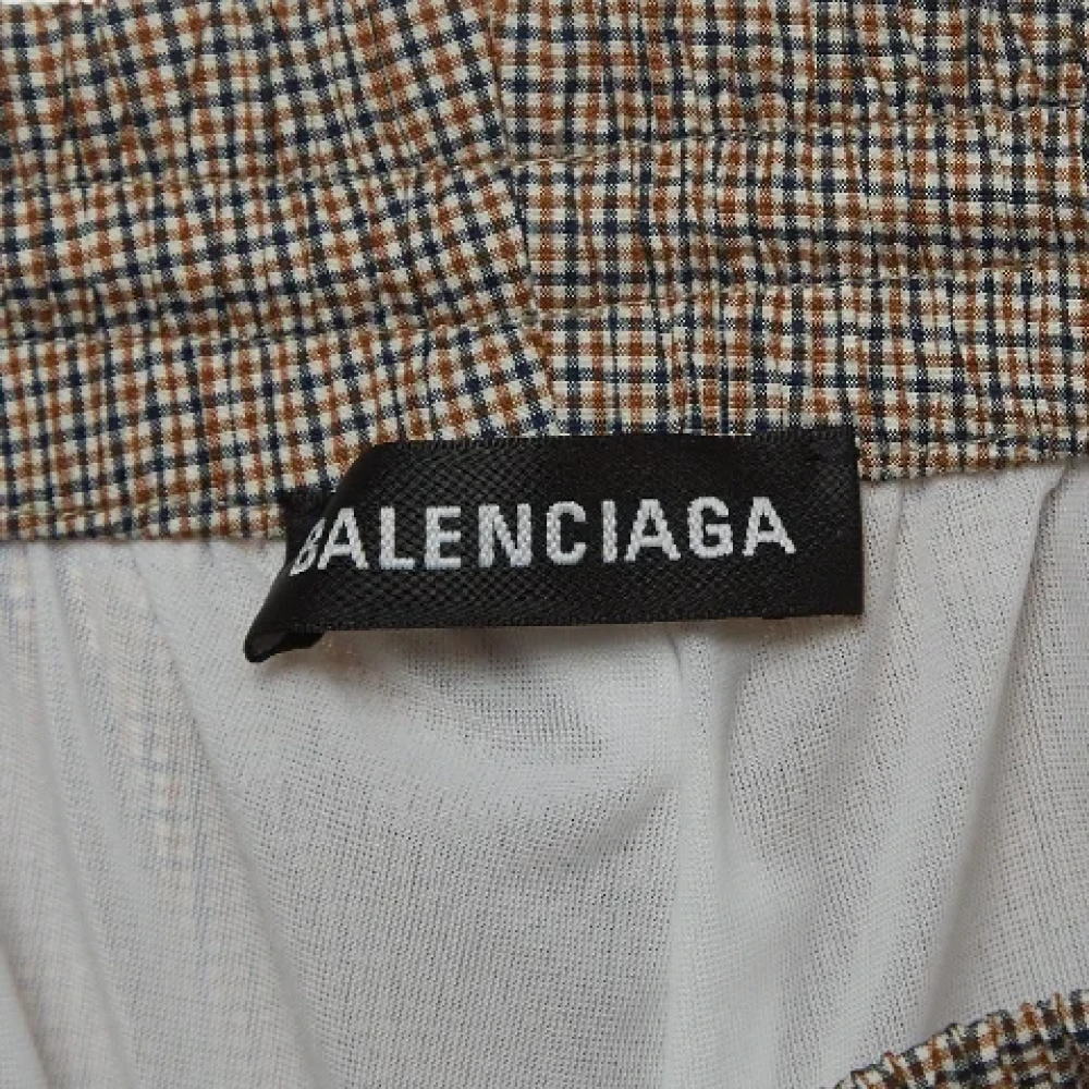 Balenciaga Vintage Pre-owned Nylon bottoms Beige Dames