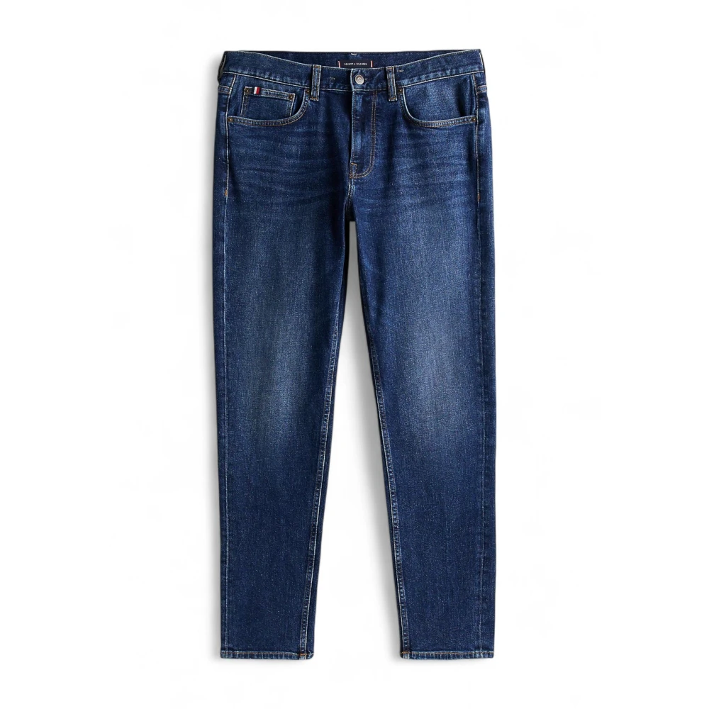 Tommy Hilfiger Blue Harlem Relaxed Tapered Leg Jeans - Male - Loose Fit Jeans - W33 - Jeans