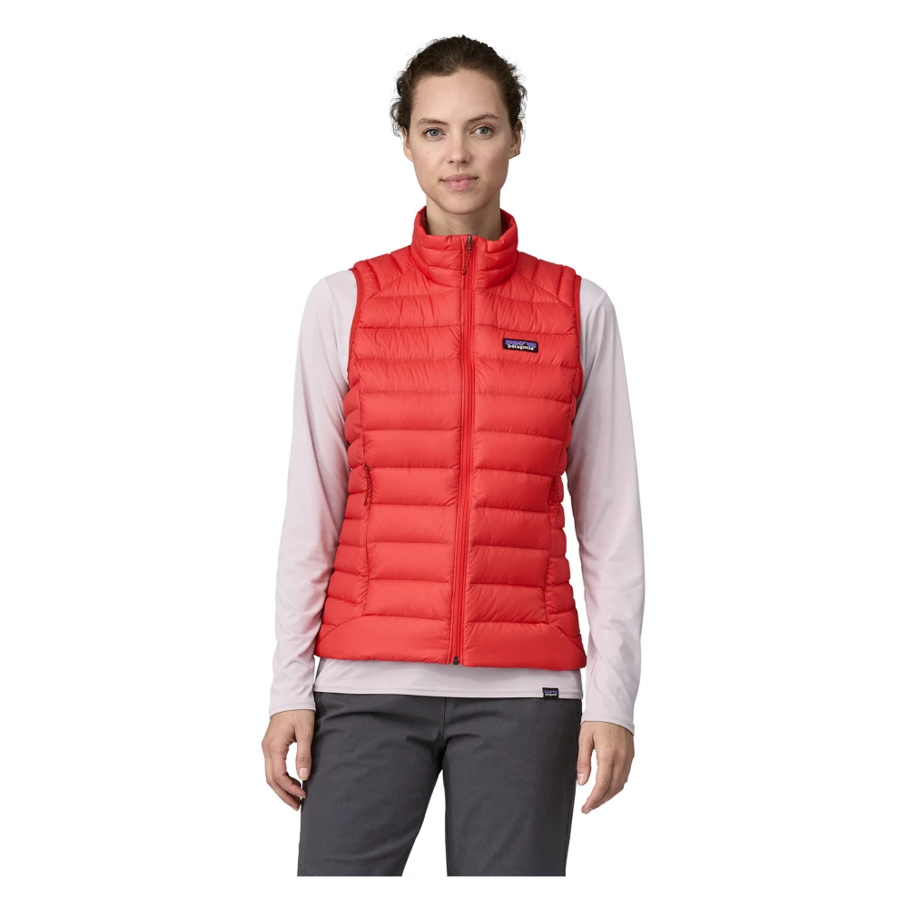 Patagonia Donsvest voor vrouwen Red Dames