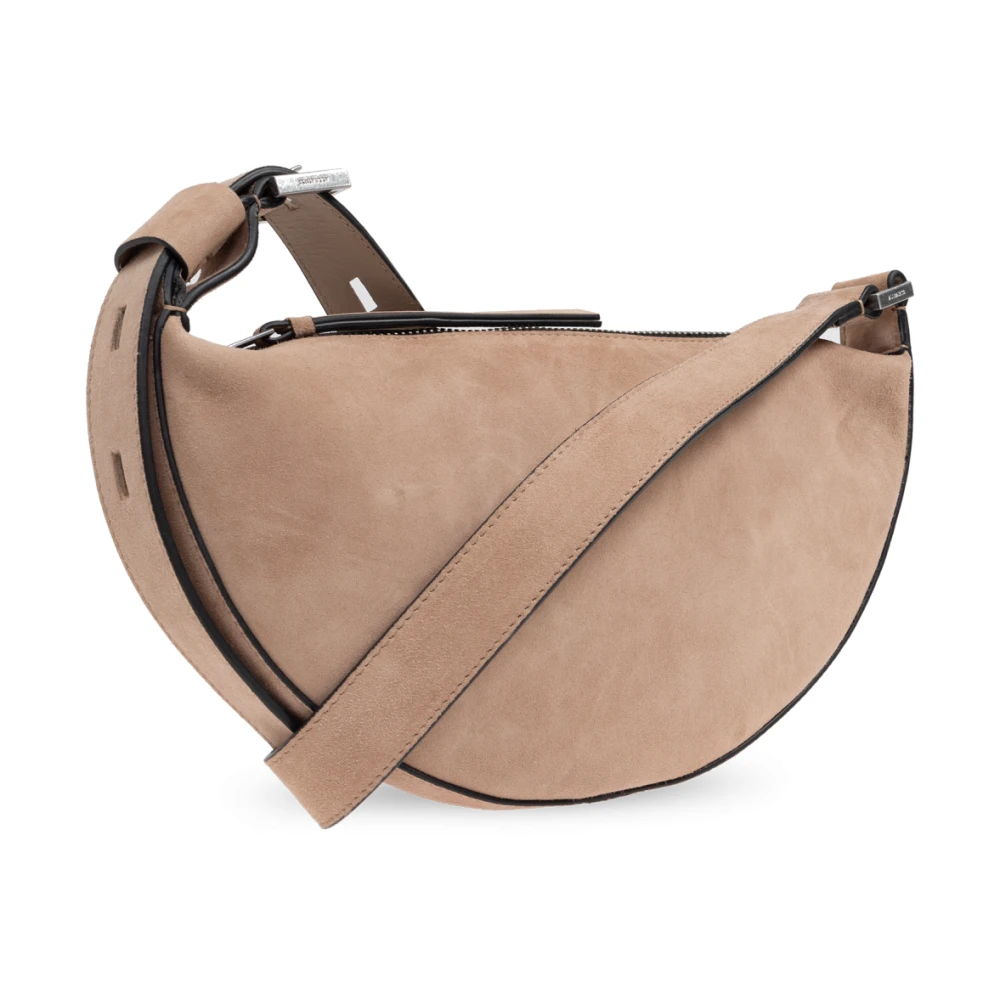 AllSaints Schoudertas Half Maan Beige Dames