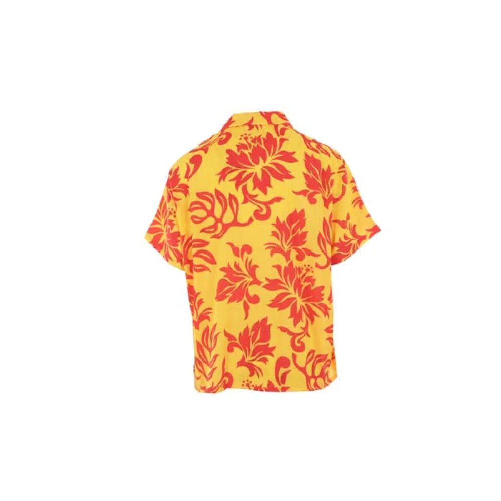 ERL Bowlingshirt met Tropische Bloemen Multicolor Heren